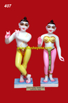 Manufacturers Exporters and Wholesale Suppliers of Iskcon Radha Krishna Idols Jaipur Rajasthan